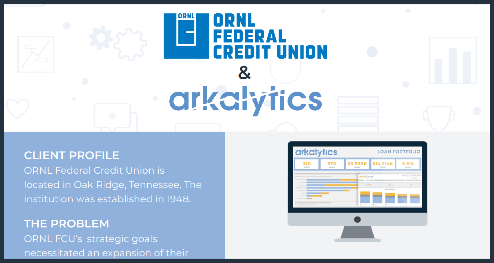 ORNL FCU Arkalytics Case Study cover image