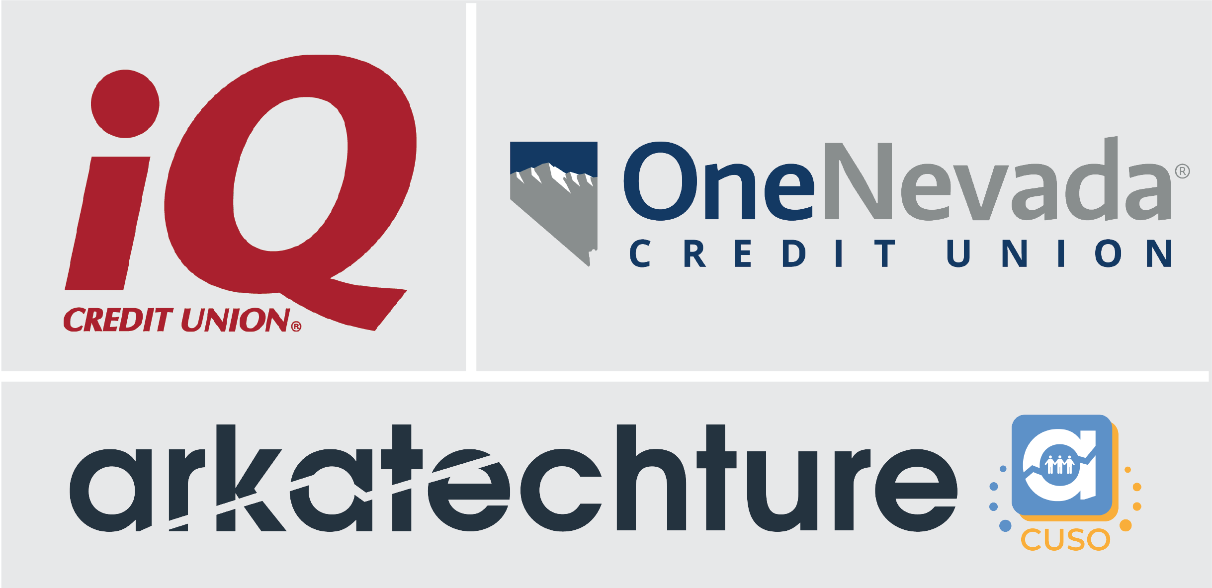 One Nevada Credit Union & iQ Credit Union Join Arkatechture CUSO Partnership